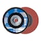 Pferd 4-1/2" x 5/8-11 Thd. POLIFAN Flap Disc - A-COOL SG INOX+ALU, Aluminum oxide, 40 Grit, Conical 62241 - alternate 1